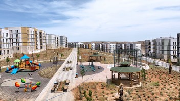 Asrın felaketi sonrasında inşa edilen evlerin son hali görüntülendi