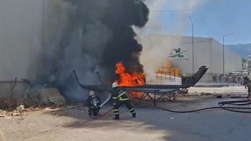 Tekstil fabrikasında korku dolu anlar