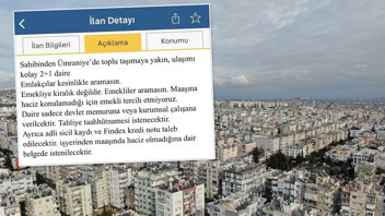 İsyan ettiren ''emekliye kiralık değildir'' ilanına para cezası kesildi!