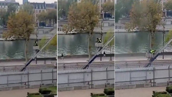 Louvre Müzesi'ndeki 4,3 milyar TL'lik soygun anı ve soyguncuların kaçış görüntüleri ortaya çıktı