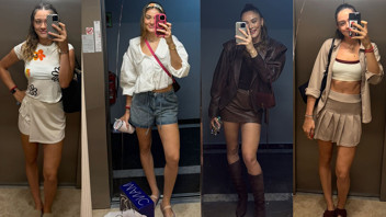 Filenin Sultanı Zehra Güneş minili asansör defilesi ile mankenlere bile dudak ısırttı