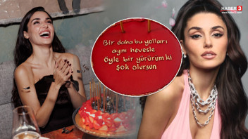 Hande Erçel'in doğum günü pastasındaki mesaj Hakan Sabancı'nın kulaklarını çınlattı