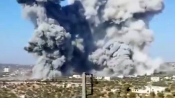 Suriye'de şiddetli patlama