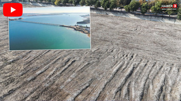 Son 52 yılın en kurak dönemi dron kamerasında...