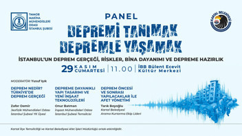 Kartal Belediyesi’nden “Depremi Tanımak, Depremle Yaşamak” Paneli