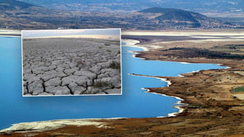 Türkiye'nin en büyük 7'nci gölünde içler acısı manzara