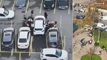 İstanbul'da adliye bahçesi boks ringine döndü!