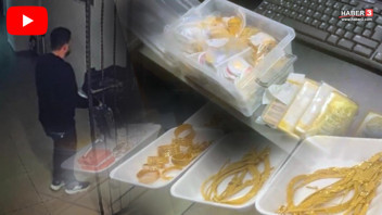 İstanbul'da adliyenin emanet deposundan çalınan altınların görüntüleri ortaya çıktı
