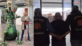 İstanbul'daki ''Dört Başlı Canavar'' heykeli soruşturmasında 2 tutuklama!