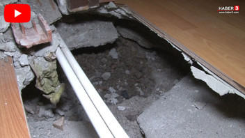 İstanbul'da korkunç olay: Binanın temeli çöktü, bina içeri göçtü!