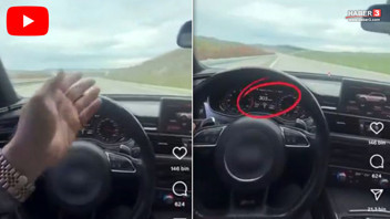 Sosyal medyada hız şovu yapan sürücü başına iş açtı!