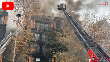 5 katlı binada çıkan yangın 2 bloklu binayı küle çevirdi!