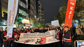 İstanbul'da asgari ücret protestosu; bu sloganlarla yürüdüler!