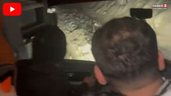 Şarampole devrilen yolcu otobüsünde yaşananlar kamerada!