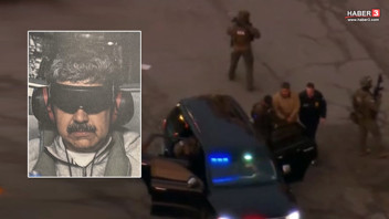 ABD'nin alıkoyduğu Maduro mahkemeye böyle götürüldü