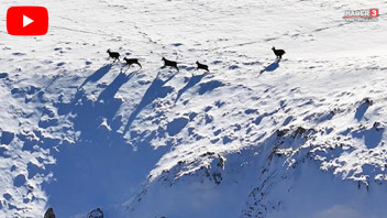 Munzur Dağları'nın zirvesindeki Şamualar 3 bin 300 metre rakımda dron kamerasıyla görüntülenebildi