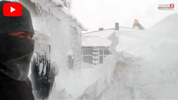 Tipi ve kar fırtınasının vurduğu ilimiz karlar altında: Kar kalınlığı 3 metreyi geçti!