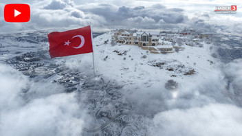 Türkiye'nin binlerce yıllık medeniyetler beşiği beyaza büründü ortaya kartpostallık görüntüler çıktı