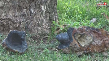 Çocuk parkında patlamamış mühimmat paniği!