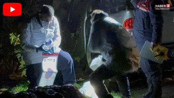 Terk edilmiş bir otomobilin içerisinde yanmış ceset bulundu