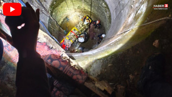 Metrelerce derinlikteki kuyuda ölüm kalım savaşı