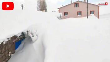 Bina boyu kar yağan yer ne Alaska ne de Sibirya! Burası Türkiye!