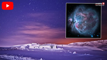 Dünya'dan 1270 ışık yılı uzaktaki Orion Bulutsusu Türkiye'den görüntülendi