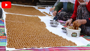 Türkiye'nin asırlık kış lezzeti, şifa deposu keserli tatlı keş için büyük zahmet başladı