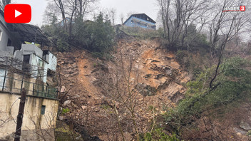 Zonguldak'ta heyelan paniği: Ev ve işyerleri tahliye edildi!