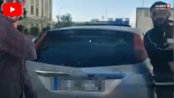 Trafikte yol verme kavgasında aracın önünü kesip saldırdılar