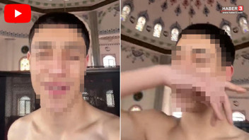 Camide skandal görüntüler! Sosyal medya ayağa kalktı