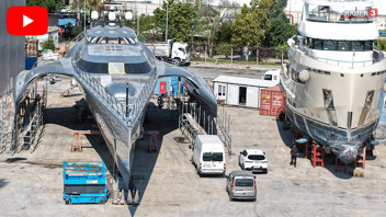 Gören uzay mekiği sanıyor ama o masmavi cennetlerin milyar TLlik en sıradışı yatı