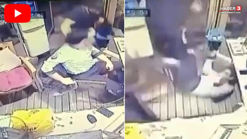 İstanbul'da site güvenliğine ''tenis kortu'' dayağı! Dehşet anları kamerada