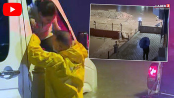 Sağanak yağışta dehşeti yaşadılar... Sulara gömülen araçta çok sayıda çocuk mahsur kaldı!