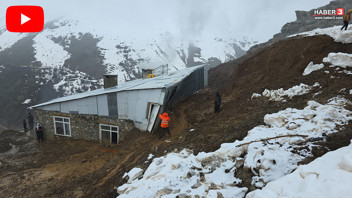 24 saat içinde peşpeşe ikinci heyelan... Yamaçtan kopan çamur ve toprak yığını bir eve doldu!