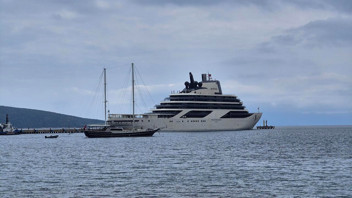 21 milyar TL'lik ''yüzen saray'' Bodrum'a demir attı