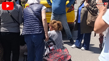 İstanbul'da korkunç kaza: Geri gelen taksi yaşlı kadını altına aldı! O anlar kamerada