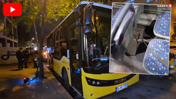 İstanbul'da akılalmaz kaza: İETT otobüsünün altını delen inşaat demiri yolcuya saplandı!