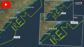 Adanalı pilotun Mersin semalarındaki romantik gösterisi: Uçuş radarına ''İrem'' yazdı