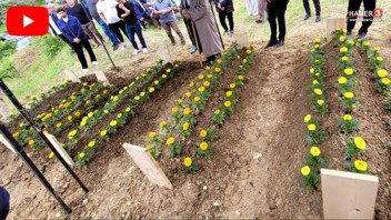 Bayram tatili yolundaki faciada can veren 3 çocuklu aile gözyaşlarıyla toprağa verildi