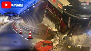 Avrasya Tüneli'nde büyük kaza! Patlayan yangın musluğu tüneli suya boğdu