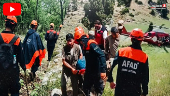 Bir haftadır kayıp olarak aranıyordu... Dağlık arazide sağ olarak bulundu!