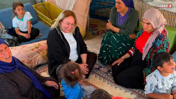 CHP Kadın Kolları Genel Başkanı Ayten Gülsever'den mevsimlik tarım işçilerine destek
