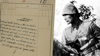 Atatürk'ün Çanakkale zaferinin isimsiz kahramanına yazdığı 110 yıllık mektubu ortaya çıktı