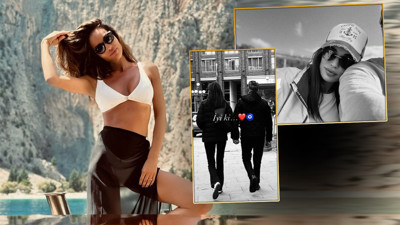 Beşiktaş'ın eski başkanıyla aşk yaşayan ünlü manken sosyal medyada aşka geldi