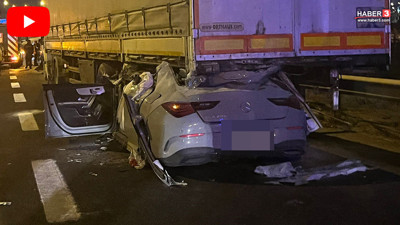 Ankara'da korkunç kaza! Tırın altına ok gibi saplandı: Ölü ve yaralılar var!