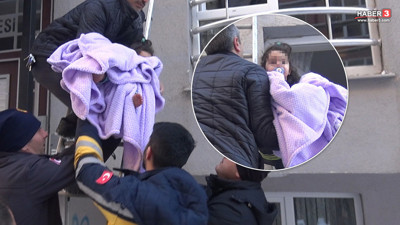 1,5 yaşındaki minik Gökçe'yi mahalleli kurtardı; anne kayıp, babası ifade verecek!