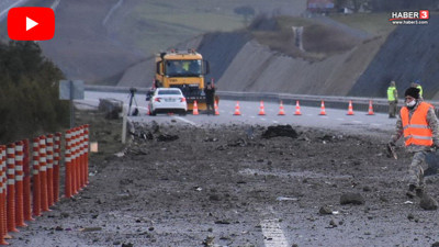 Balıkesir’de düşen F-16 savaş uçağının enkazı kaldırılıyor