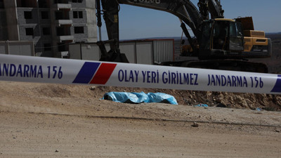 Gaziantep semalarında düşürülen İran füzesinden ilk görüntüler