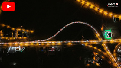 43 ilin kesiştiği noktada trafik durma noktasına geldi: 40 kilometrelik araç kuyruğu kamerada